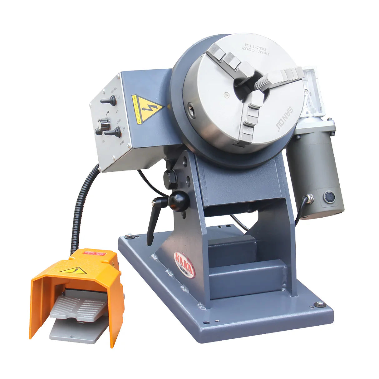 Kaka Industrial WP-110T Thru Hole Welding Positioner Rotating table for Tube Welding