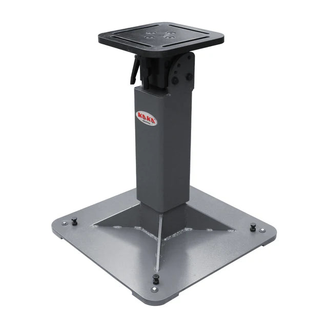 WP300SM Manual Welding Positioner, Pedestal Rotary Table for Welding, Adjustable Table Height, Table Horizontal & Vertical Position