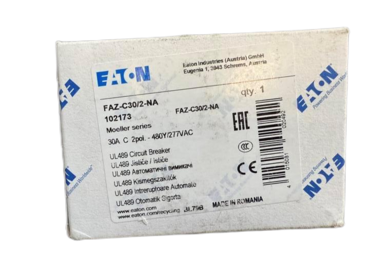 Eaton Electrical FAZ-C30/2-NA Circuit Breaker