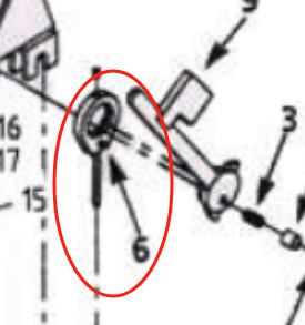 Part #6 Link for W-4812/W-4812T/W-4812N brake