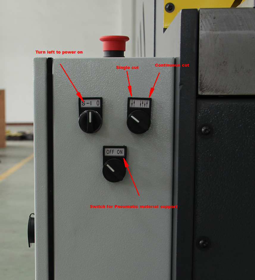 Q11-4811A  Electric metal shearing machine with light curtain.220V-60HZ-3PH