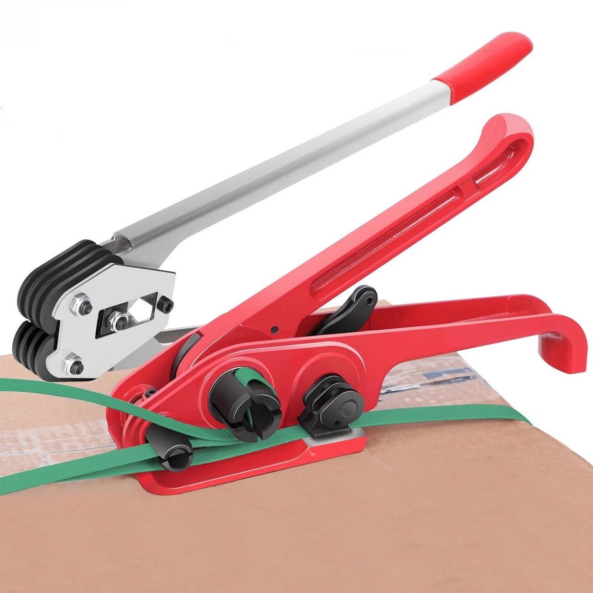 Manual Strapping Tool Set for PET/PP Banding, Tensioner & Sealer Kit