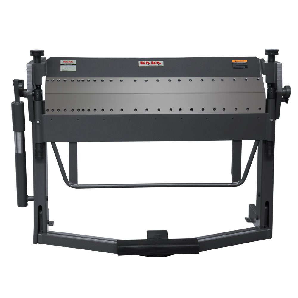 KAKA Industrial PBB-5014A 50-Inch Pan and Box Brake With Foot Clamp, Sheet Metal Folding Machine
