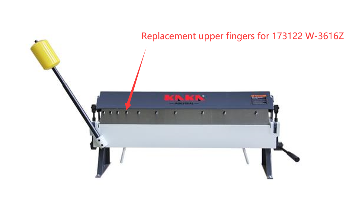 Replacement bending fingers  for 173122 W3616Z brake