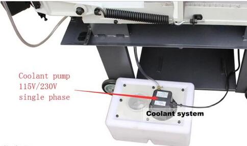 Coolant pump (Tank not included) for Kaka Industrial BS-712N/BS-712R/BS-912B/BS-1018B/TGK Bandsaw