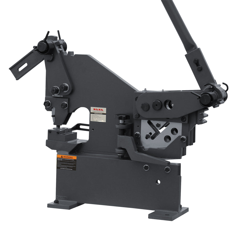PBS-9 Manual Ironworker with Punch, Bar and Section Shear Machine