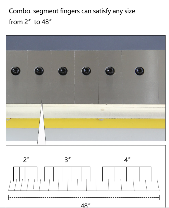 Kaka Industrial W-4816Z Frein de casserole et de boîte de calibre 16 de 48 po