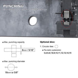 Metric system round hole punching dies for PBS-9
