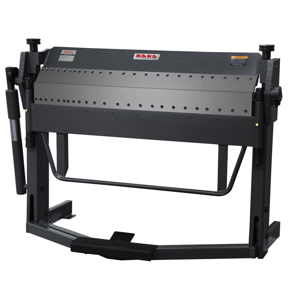 KAKA Industrial PBB-5014A 50-Inch Pan and Box Brake With Foot Clamp, Sheet Metal Folding Machine