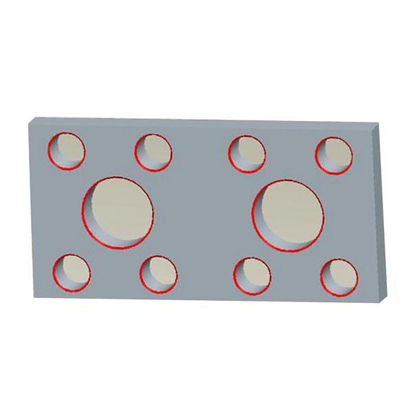 480-0100 Fraise à ébavurer universelle légère avec lame de diamètre 2,6