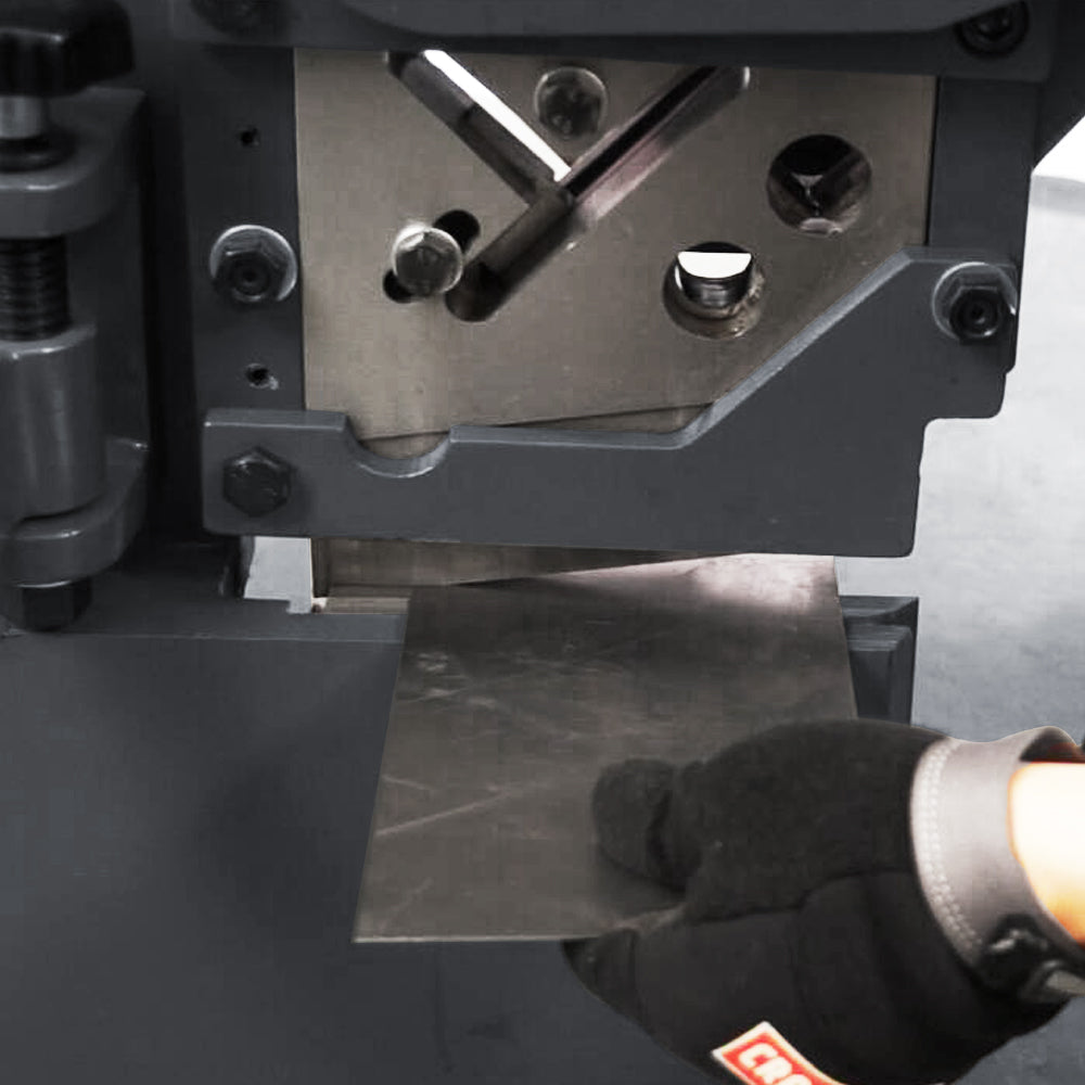 PBS-9 Manual Ironworker with Punch, Bar and Section Shear Machine