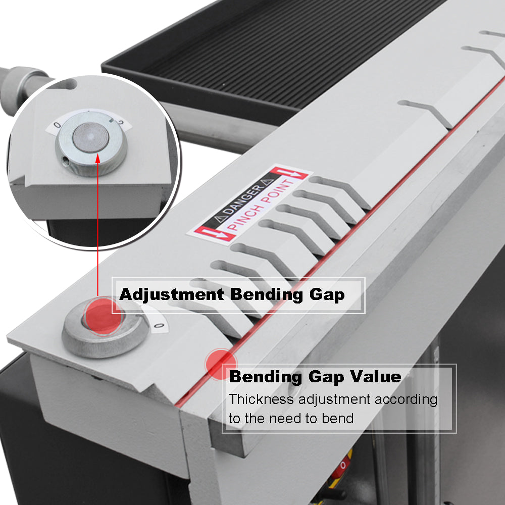 EB-4816B 48" Magnetic Sheet Metal Box and Pan Brake , 220V,1-Phase