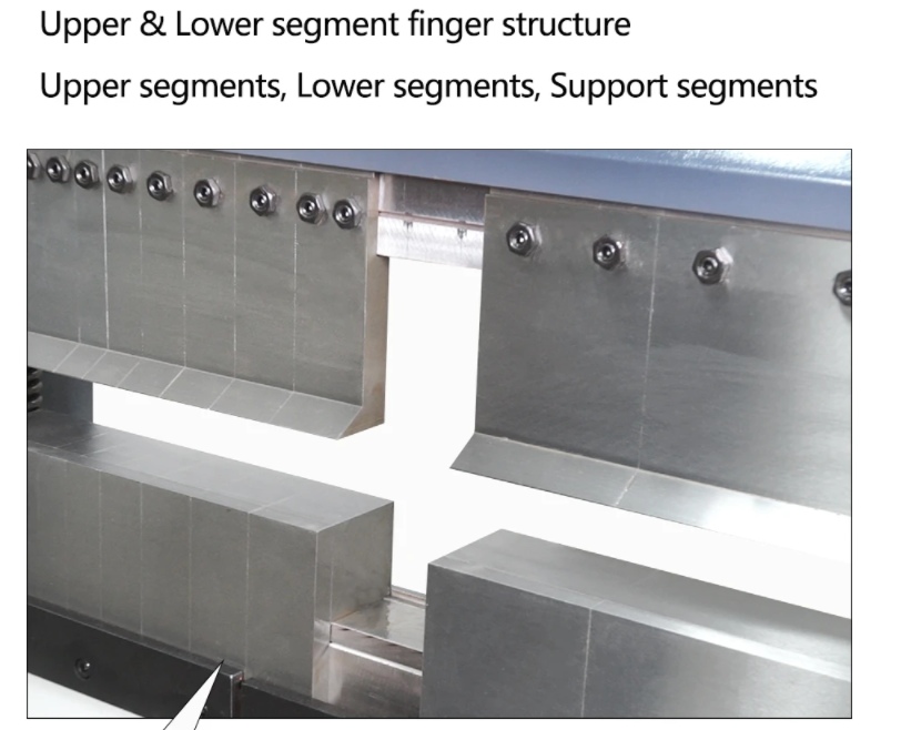 Kaka Industrial PBB-5016/3SH Frein à doigt manuel, angle de flexion de 0 à 150 degrés, capacité en acier doux de calibre 16