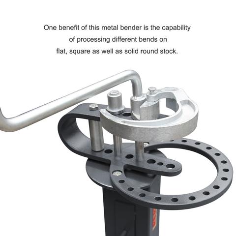 UBM-30 Floor-Type Compact Metal Bender, Solid Construction, Portable Metal Bender with 14 dies