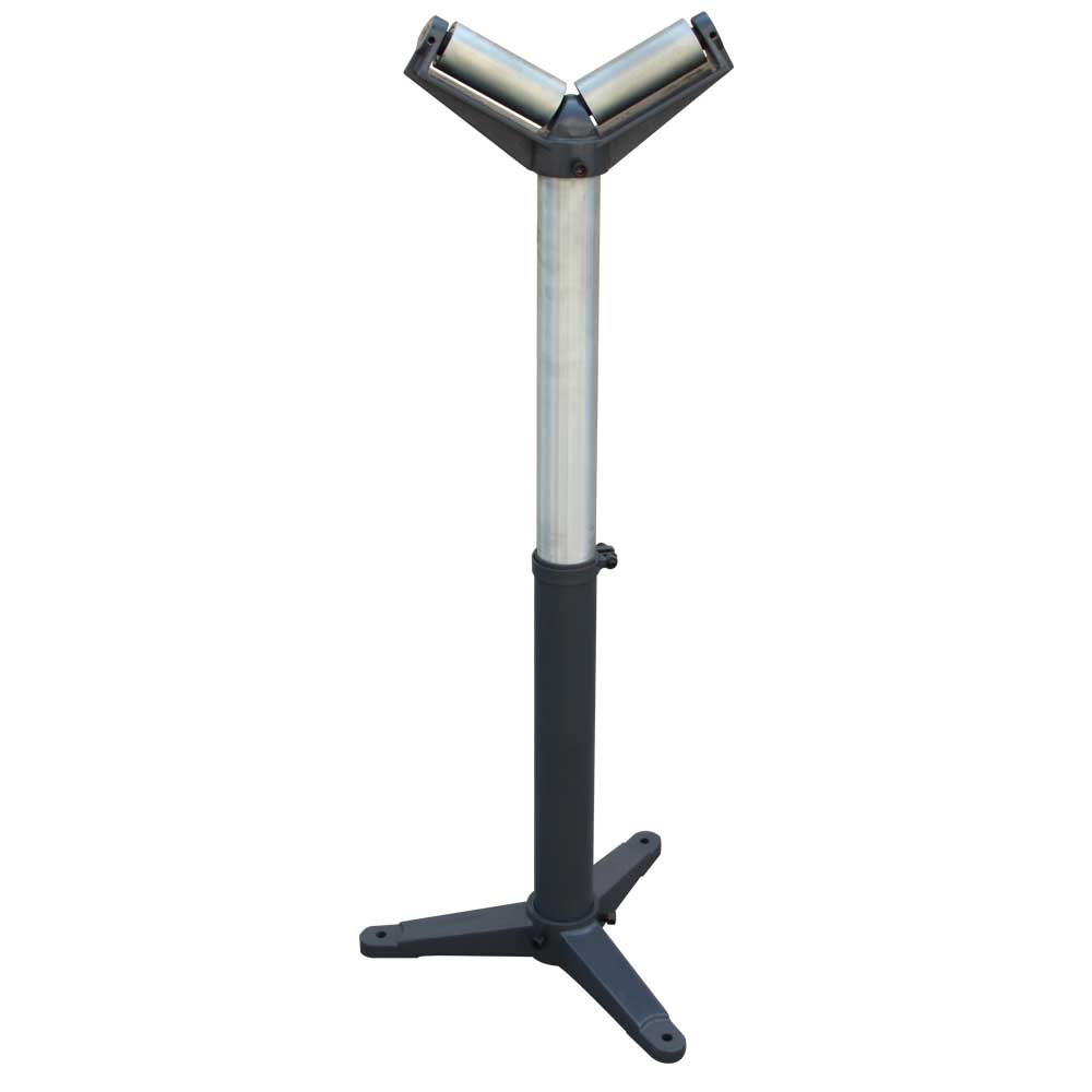 Stands and Supports RV-1100,Pipe Stand V head Roller Super Duty Adjustable 24-Inch to 43-Inch Tall