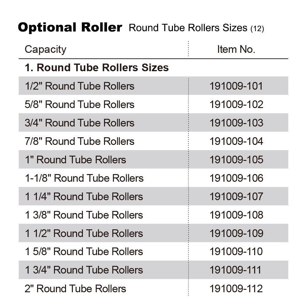 Kaka Industrial TR-60L Cintreuse à rouleaux manuelle pour tubes SANS rouleaux