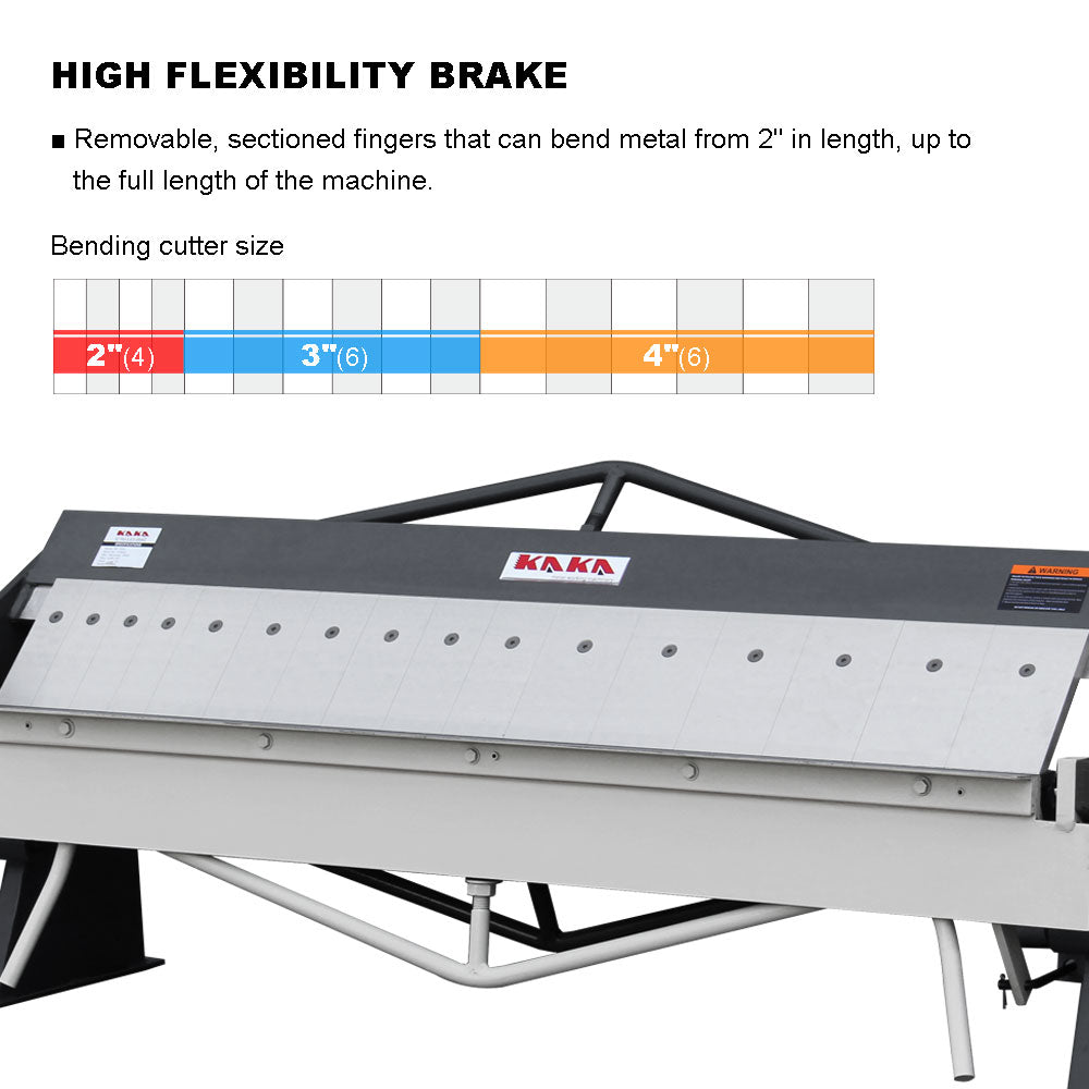 BP-1650 50" 16 Gauge Pan and Box Brake