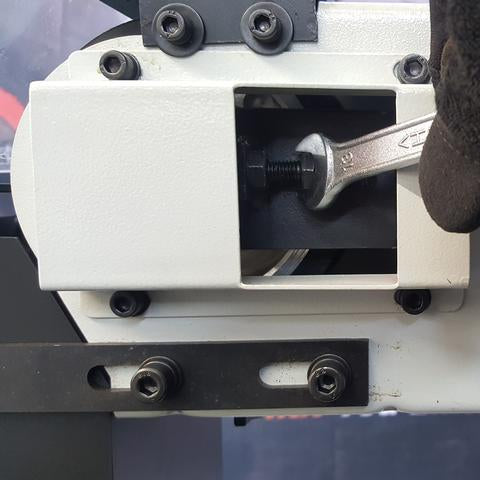 Kaka Industrial BG-4  4"x48" Belt Grinder, High Speed Belt Grinder  110V-60HZ-1PH