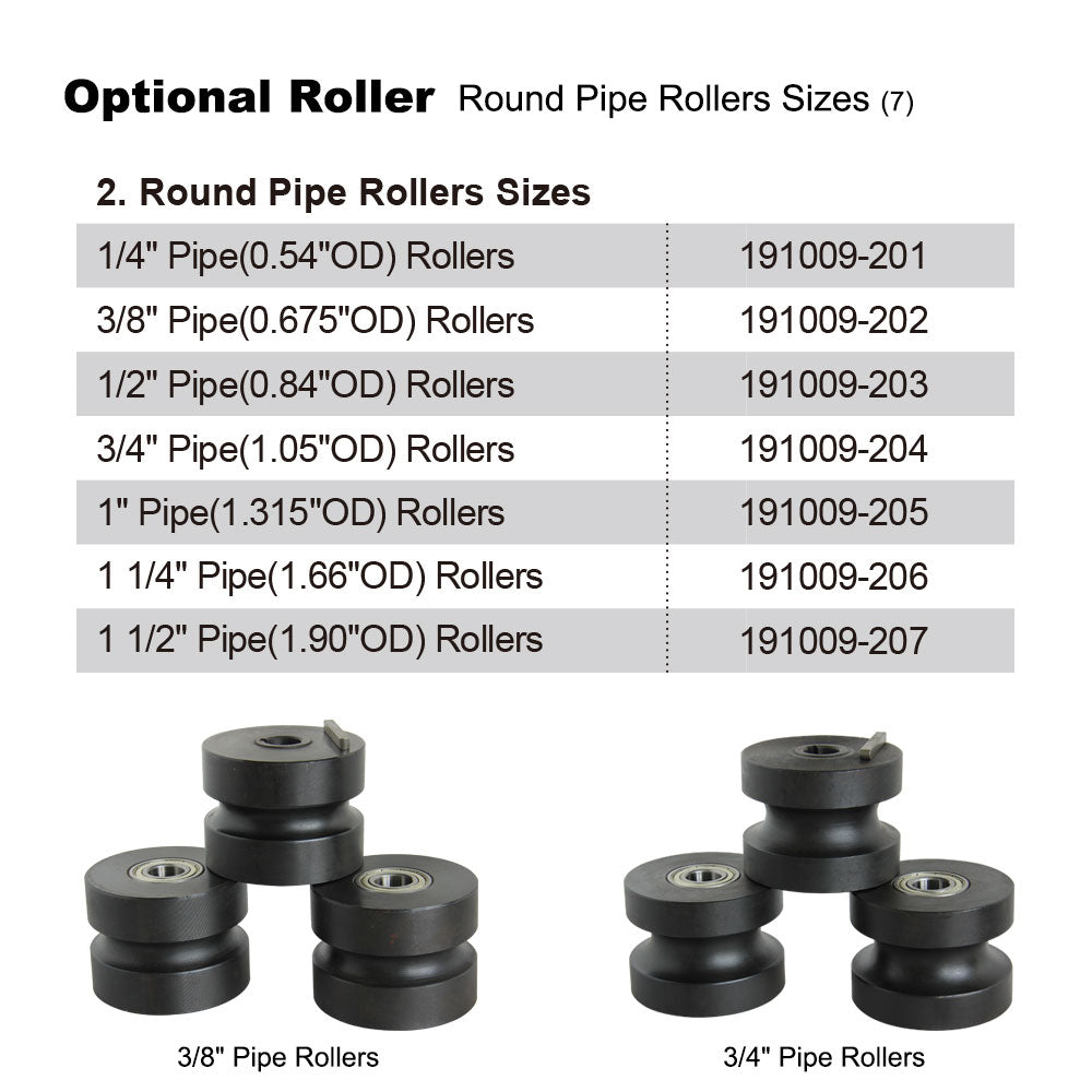Kaka Industrial TR-60 Cintreuse à rouleaux manuelle pour tubes