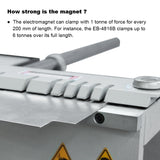EB-4816B 48" Magnetic Sheet Metal Box and Pan Brake , 220V,1-Phase