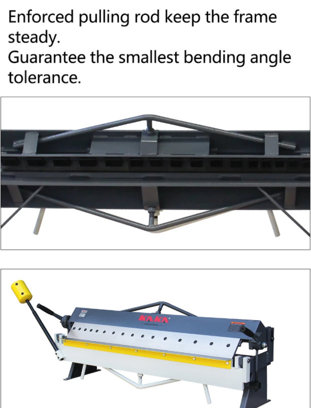Kaka Industrial W-4816Z Frein de casserole et de boîte de calibre 16 de 48 po
