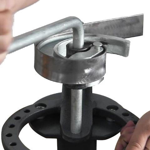 UBM-30 Floor-Type Compact Metal Bender, Solid Construction, Portable Metal Bender with 14 dies