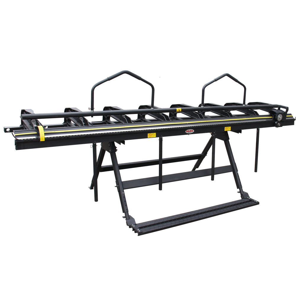 KAKA INDUSTRIAL ALB-126, 10’6” x 24 Ga Siding Brakes - Roofing Sheet Metal Bender with roller knife