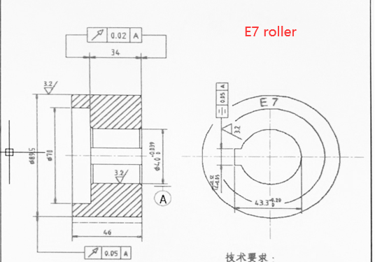 Matrices en option pour rouleau à billes 173803 ETB-25