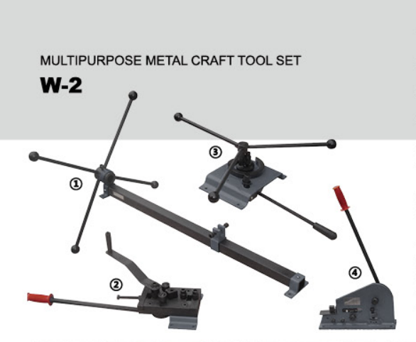 Kaka Industrial W-2 Multipurpose metal craft tool set