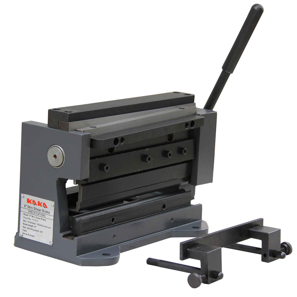 Combinaison manuelle de mini cisaillement/frein de 8 pouces, machine de cisaillement de freins de tôle