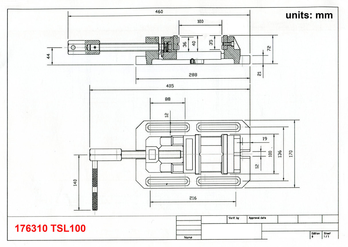 Kaka Industrial Drill Press Machine Vise TSL-100