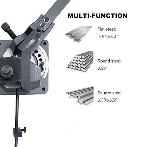 UB100 Universal Bender, High Capacity Cast-Iron Hot & Cold Metal Bar Bender