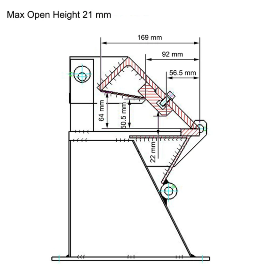 W-2416Z 24" 16 Gauge Sheet Metal Pan and Box Brake