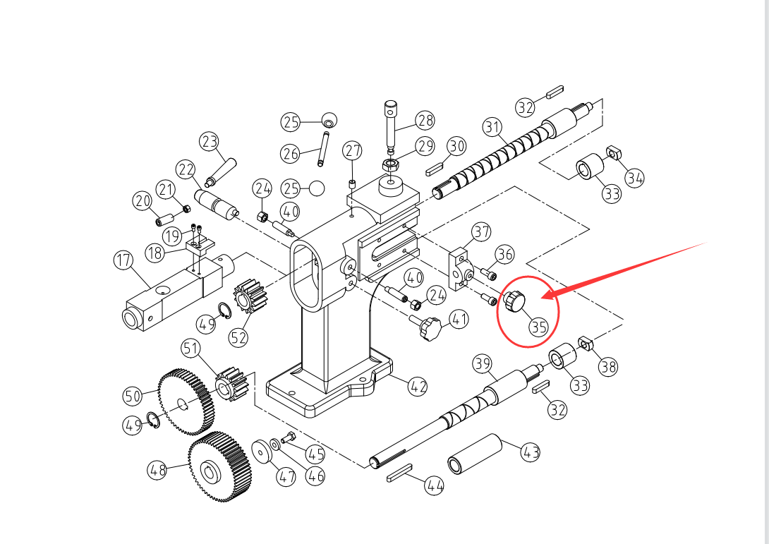 Poignée étoile pour ETB-12