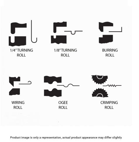 KAKA Industrial RM-08 7 pouces 22 jauge en fonte perle rouleau ancien rotatif