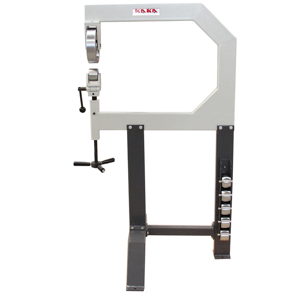 F1.2x710 28-Inch 18 Gauge English Wheel with 6 Pieces Forming Wheels