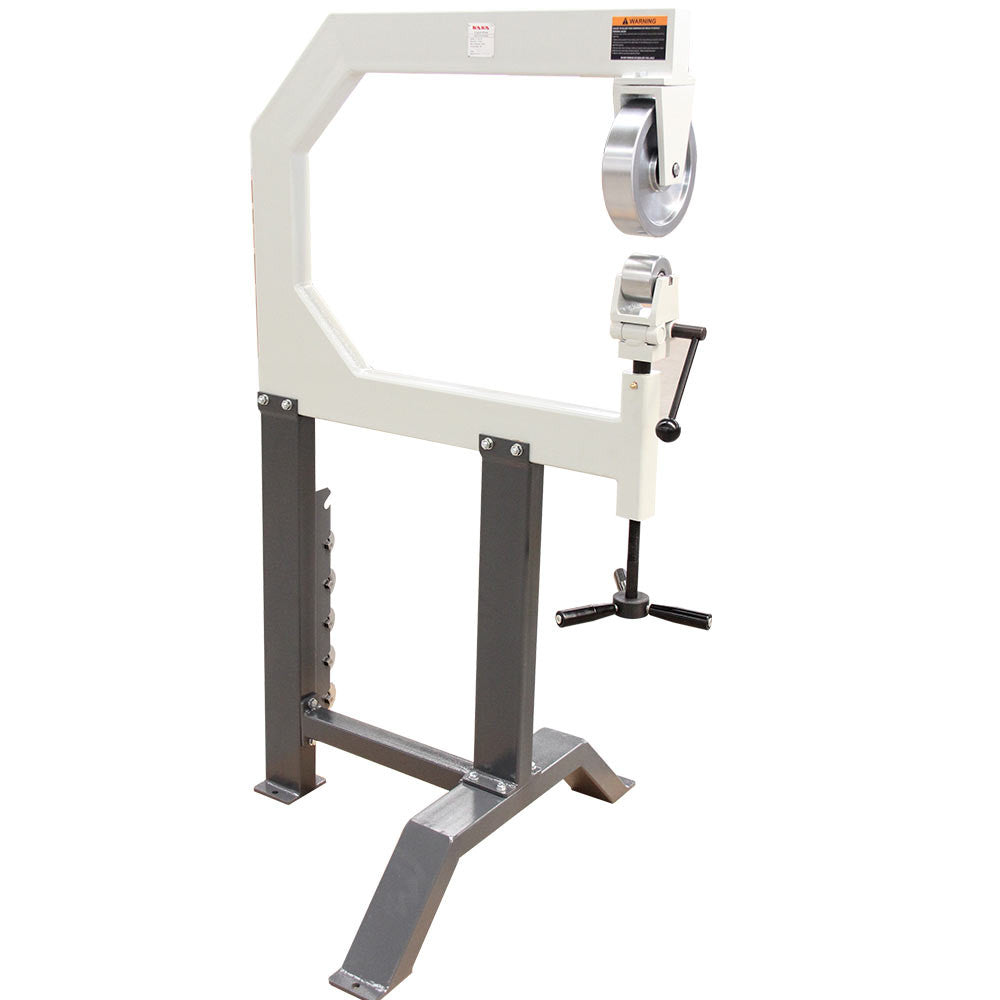 F1.2x710 28-Inch 18 Gauge English Wheel with 6 Pieces Forming Wheels