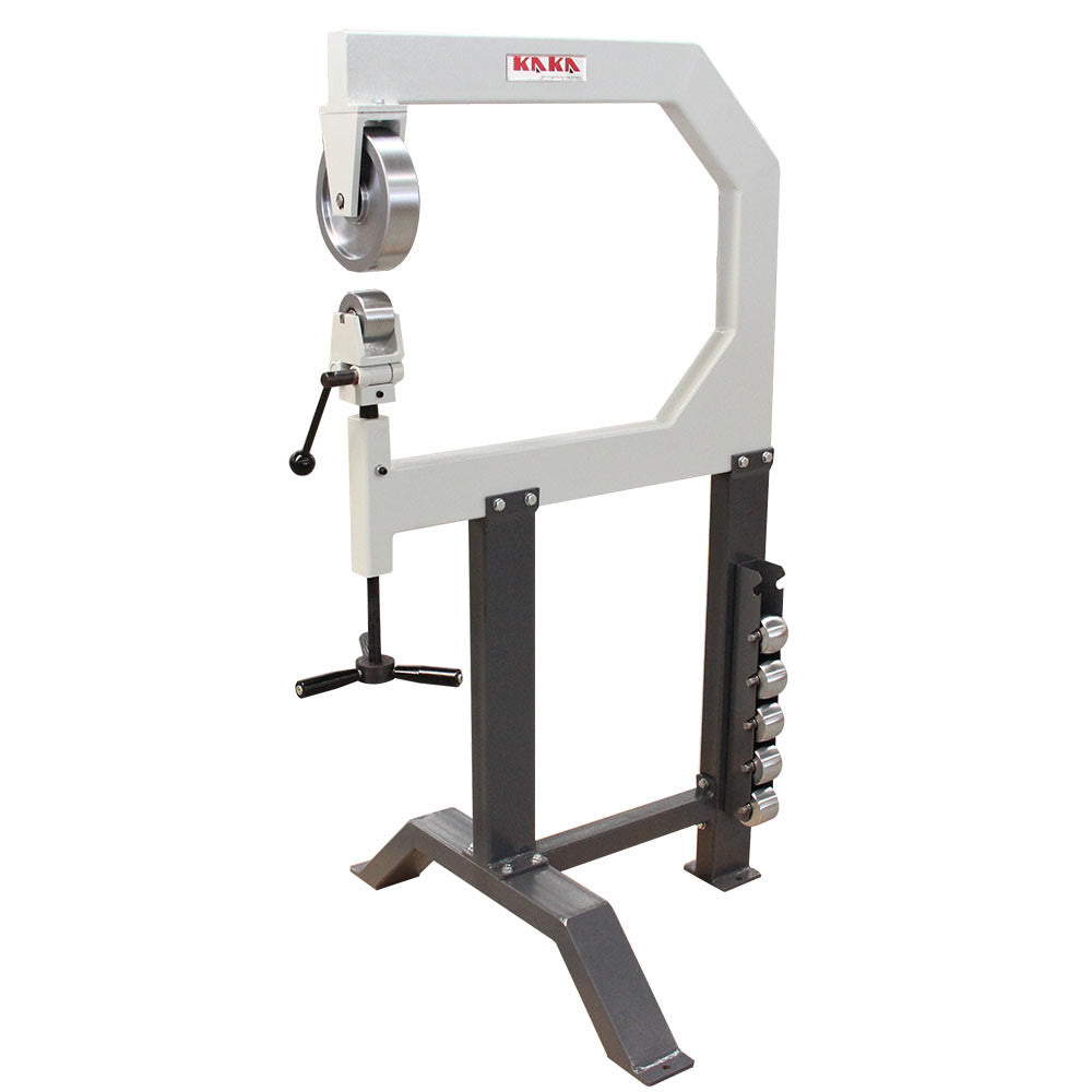 F1.2x710 28-Inch 18 Gauge English Wheel with 6 Pieces Forming Wheels