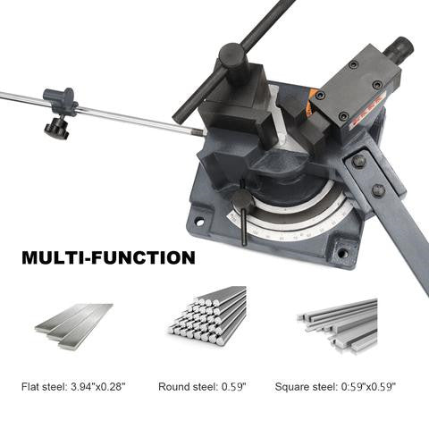 Ub-100A Cast-Iron Universal Bender, Cold Sheet Metal Flat Bar Bender