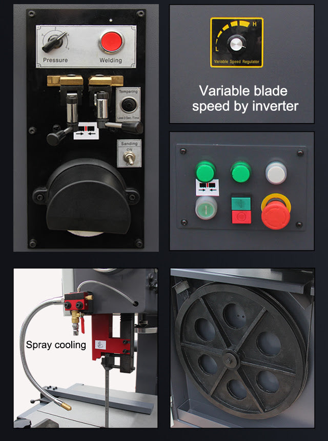 (PRÉCOMMANDE)Livraison gratuite !!! Kaka industrial VS-2012 Scie à ruban verticale à vitesse variable