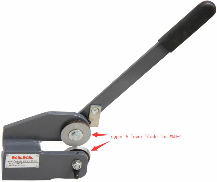 Upper & Lower blade for Multiple Purpose Throatless Shear