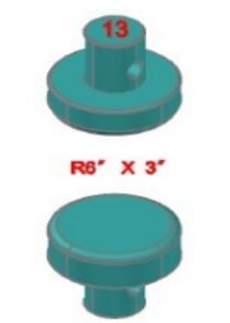 Optional dies for PH-20D Power Hammer