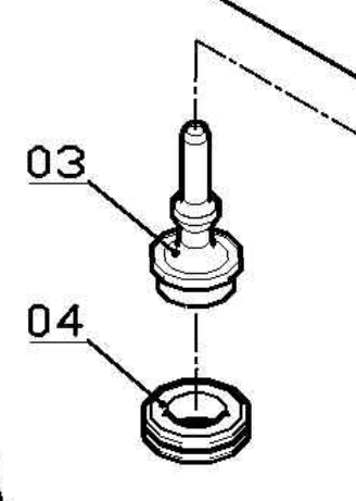 Spare parts Hammer head and sleeve for PPH-500