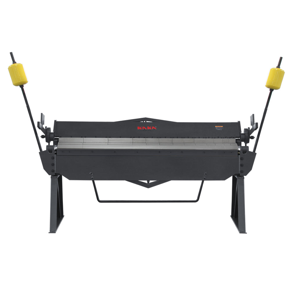 KAKA Industrial W-8012A Heavy-Duty Pan and Box Brake, 12-Gauge Mild Steel, High Versatility and Durability Sheet Metal Box Pan Brake