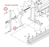 Spare parts Handle assembly for Kaka Industrial 3-In-1/12 Shear Brake Roll Combinations