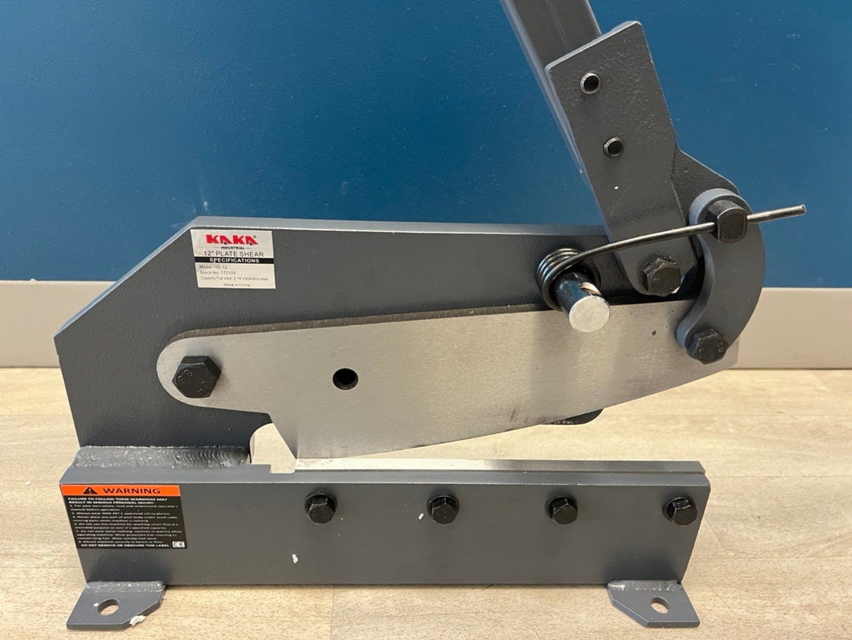 (DEMO/OPEN BOX) 12-Inch Sheet Metal Plate Shear HS-12