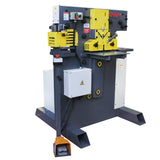 Kaka Industrial M60, 60 Ton multi-function Metal Ironworker Punch Shear Notcher Brake (220V-60HZ-3 phase)