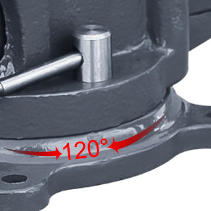 Étau d'établi robuste en fonte ductile HPS-125
