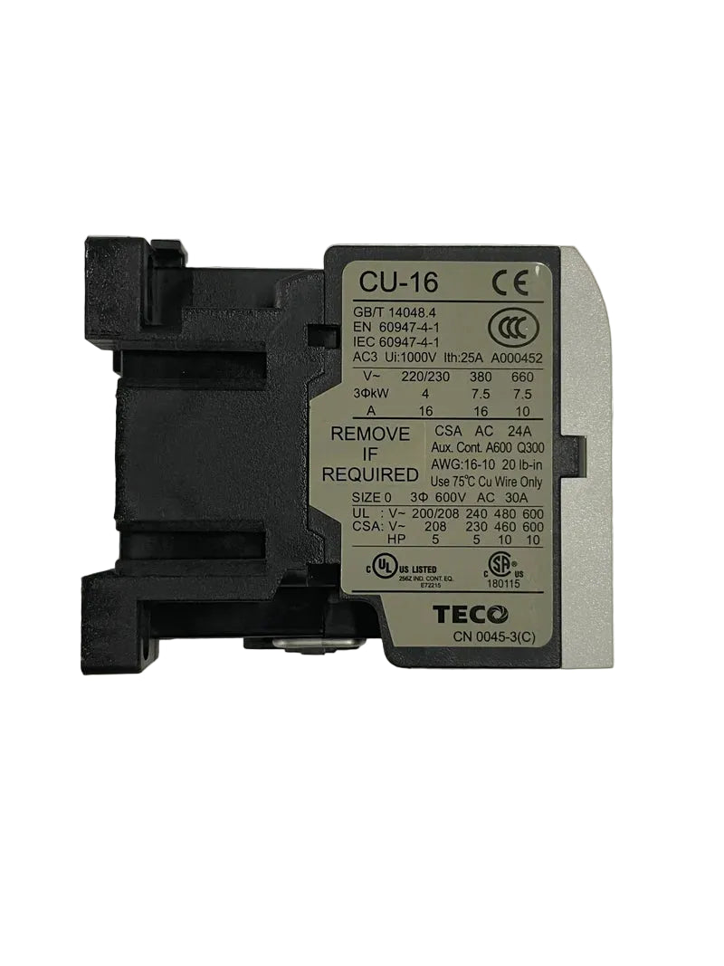 Spare part - TECO  CU16 Contactor for EB-4816 Magnetic brake