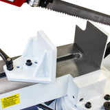 KAKA INDUSTRIAL 9" x 12" Horizontal Metal Cutting Band Saw, Gear Drive Bandsaw with Stepless Speed Regulation Heavy-Duty 2 HP (1.5kW) Motor, 110V 1PH and 45-Degree Swivel Head BS-912GR